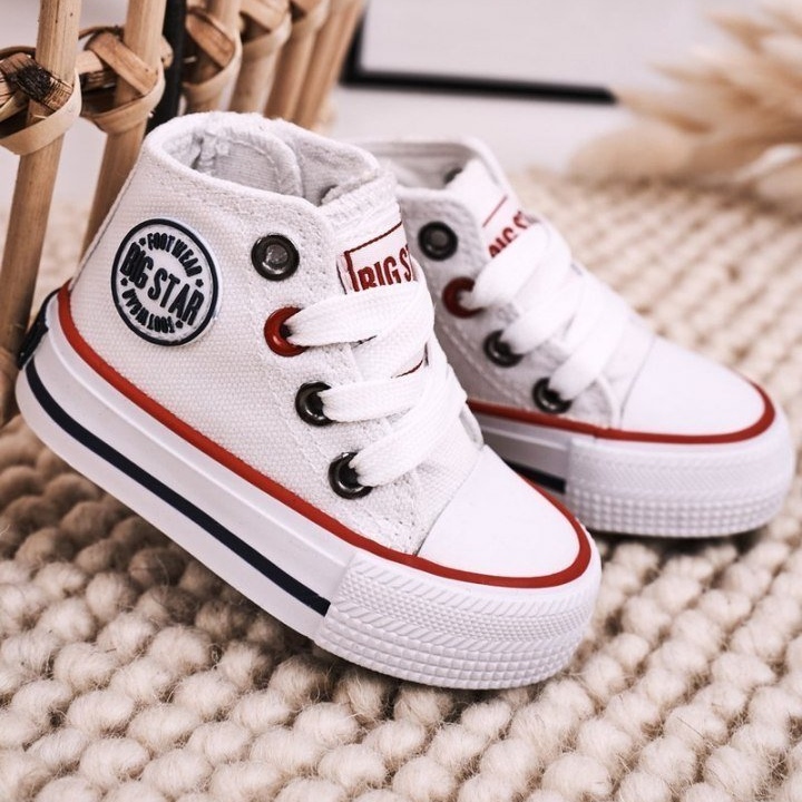 Barnskor med hög dragkedja Big Star HH374083 Vit 1