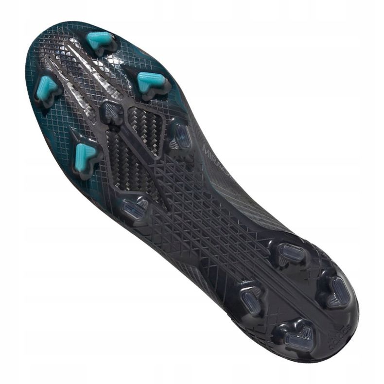 Adidas X Ghosted + M Fg EG8246 fotbollsskor mångfärgad grå 1