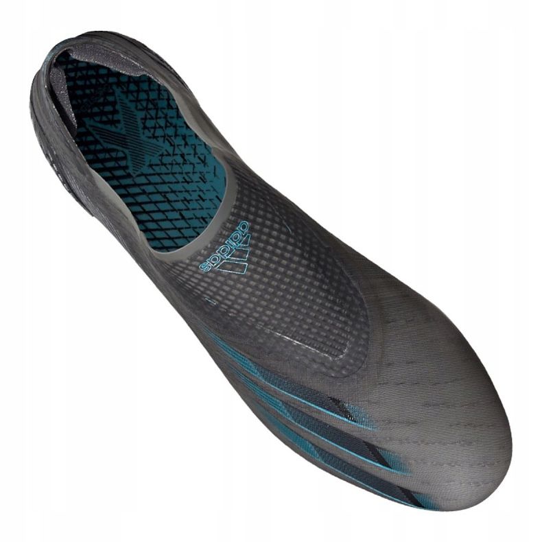 Adidas X Ghosted + M Fg EG8246 fotbollsskor mångfärgad grå 2