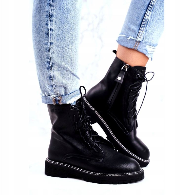 Kängor för kvinnor Big Star Black GG274596 svart 1