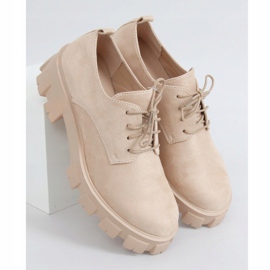 Loafers med hög sula NC1120 Beige 1