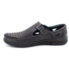 Polbut Herr sommaröppnade skor J73L grå 2