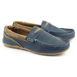 Herrskor loafers 295 marinblå 1