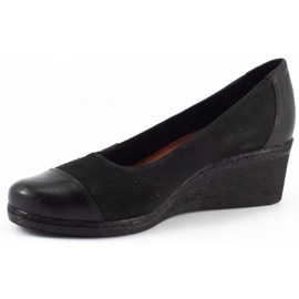 Pulso Pumps för kilklackar 361 svart 1