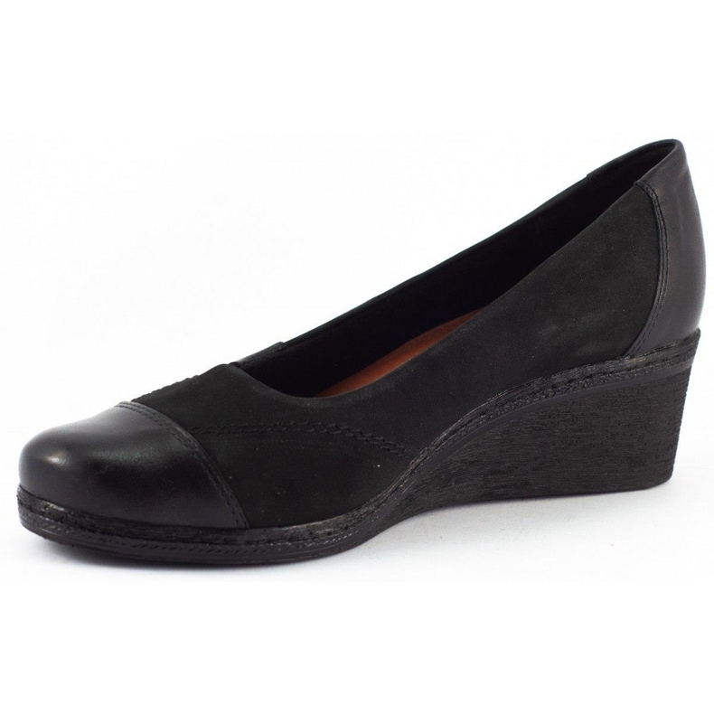 Pulso Pumps för kilklackar 361 svart 1