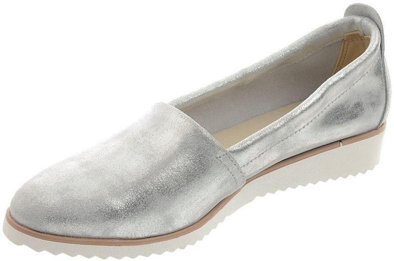 Olivier Damer silver herrar ballerinor silver- 2