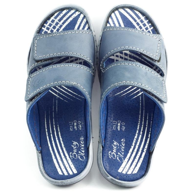 Tofflor för män 048 Blå marinblå 1