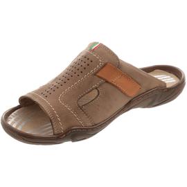 Tofflor för män 307 brun 1