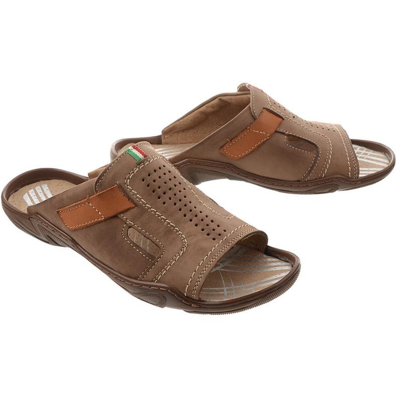 Tofflor för män 307 brun 2