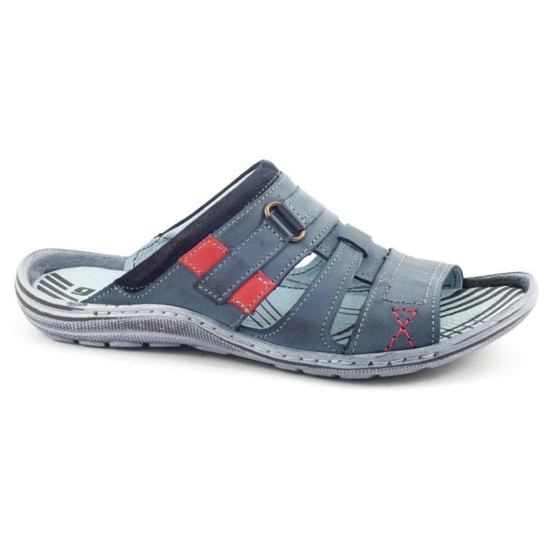 324 marinblå herr tofflor 1