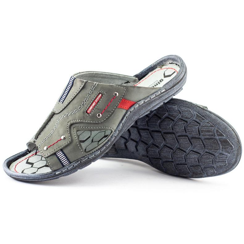 334GT grå tofflor för män 1