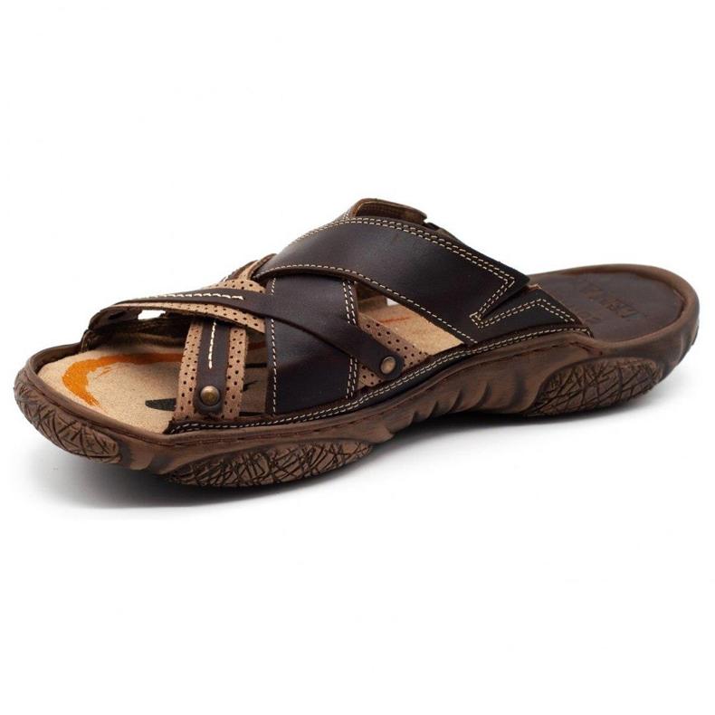 Lemar Tofflor för män 1654 brun 2