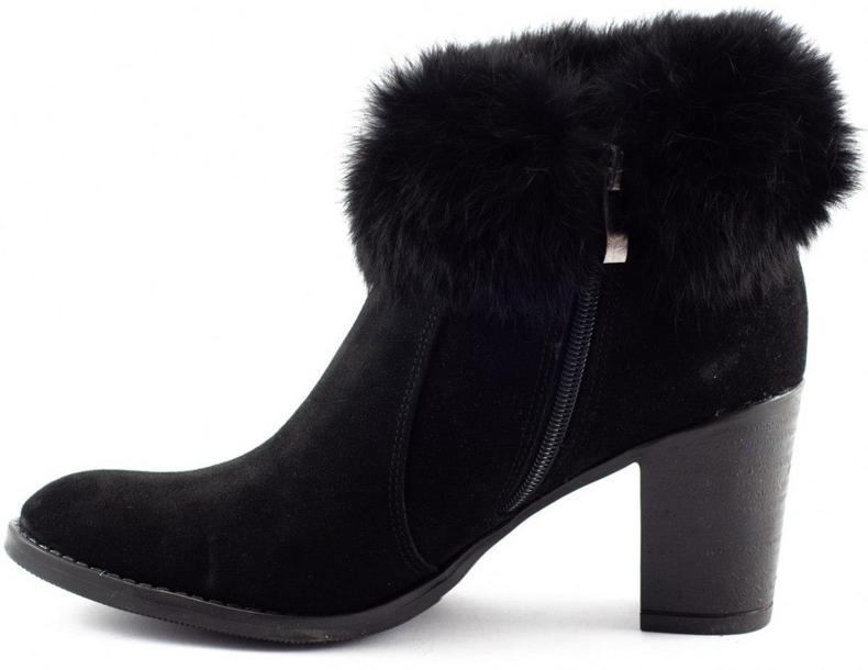 Olivier Svarta Maia-isolerade stövlar med päls 2