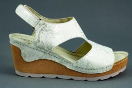 Dolce Pietro Kilsandaler 0888Z vita och silver mångfärgad 1