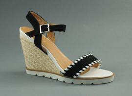 Marqullz Kilsandaler 6240 flätad svart 1