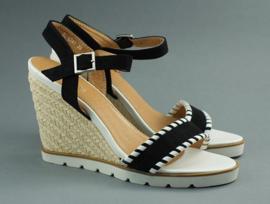 Marqullz Kilsandaler 6240 flätad svart 2