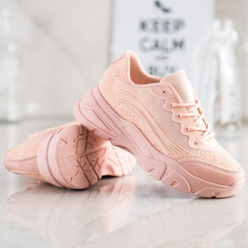 SHELOVET Pulver sneakers rosa 1