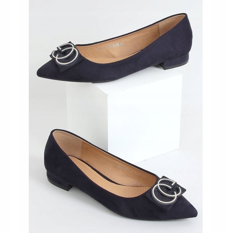 Ballerinas mandel marinblå tår FM3107A D.BLUE 1