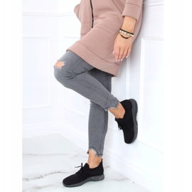 Svarta strumpor sportskor C9239 Negro 2