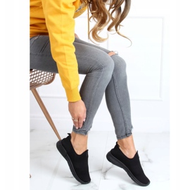 Svarta strumpor sportskor C9273 Negro 2