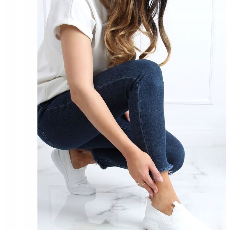 Vita sportstrumpor C9273 Blanco 2