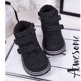 Apawwa Barnens svarta kardborreband 2