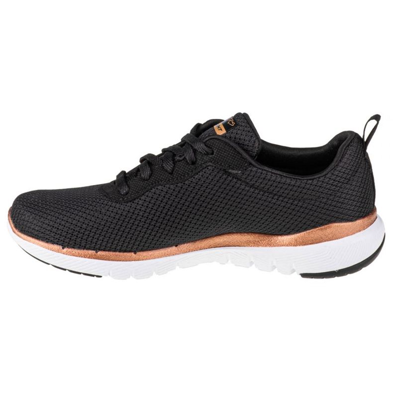 Skechers Flex Appeal 3.0 W 13070-BKRG Skor svart gyllene 1
