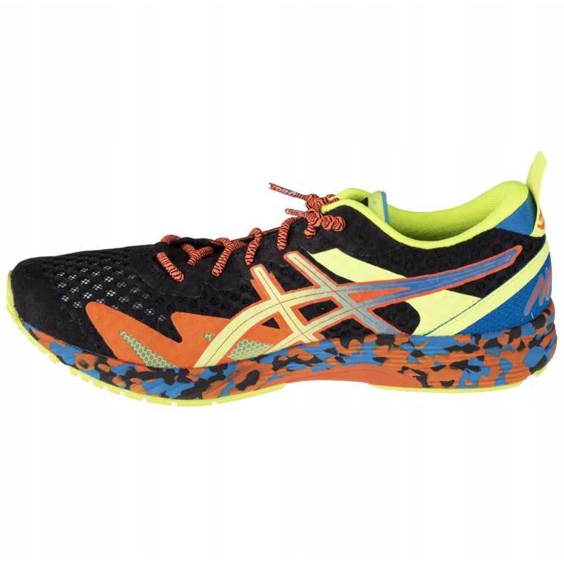 Asics Gel-Noosa Tri 12 M 1011B277-005 skor svart blå orange gul 1