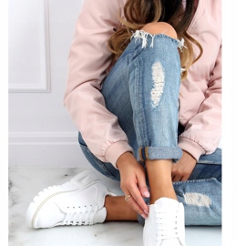 Vita NB382P Beige sneakers med hög sula 1