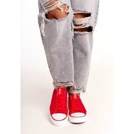 Dam Sneakers Låg Big Star Röd DD274339 1