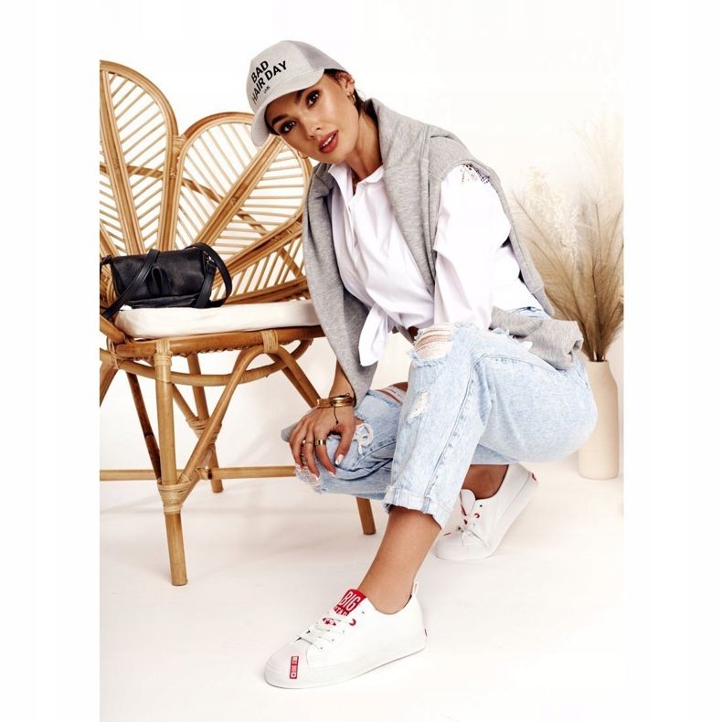 Dam Sneakers Big Star White EE274302 vit 2