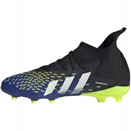 Fotbollsskor adidas Predator Freak.3 Fg Junior maringrön FY0613 svart svart 1