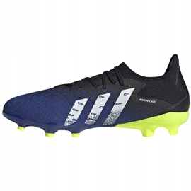 Fotbollsskor adidas Predator Freak.3 L Fg marinblå-svart-grön FY0615 1