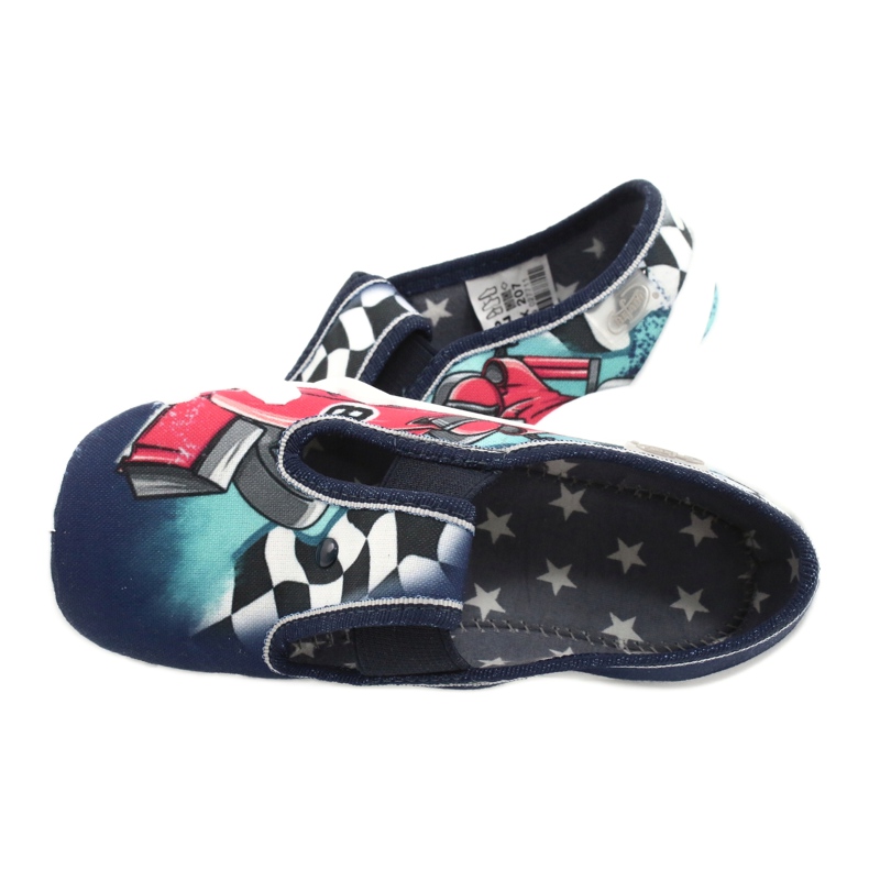 Befado barnskor 290X207 vit röd marinblå grön 5