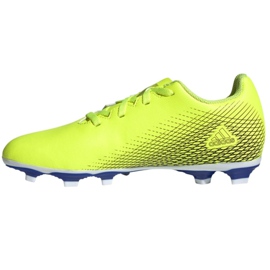Adidas X Ghosted.4 FxG Jr FW6933 fotbollsskor mångfärgad gul 1