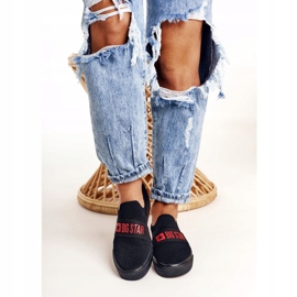 Dam Sneakers Slip-on Big Star FF274221 Svart 2