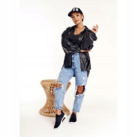 Kvinnors sportskor Slip-on Memory Foam System Big Star FF274890 svart 1