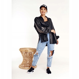 Kvinnors sportskor Slip-on Memory Foam System Big Star FF274890 svart 2