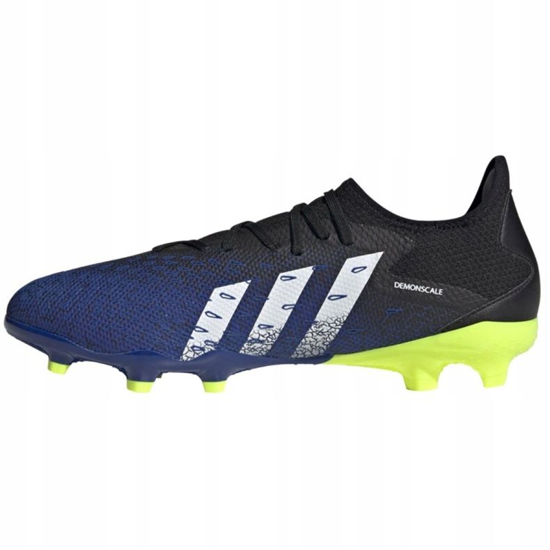 Adidas Predator Freak.3 L Fg M FY0615 fotbollsskor vit, svart, royal svart 1