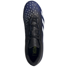 Adidas Predator Freak.4 FxG M FY0625 fotbollsskor vit, svart, kunglig svart 2