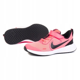 Nike Revolution 5 Psv Jr BQ5672-602 skor vit rosa 1
