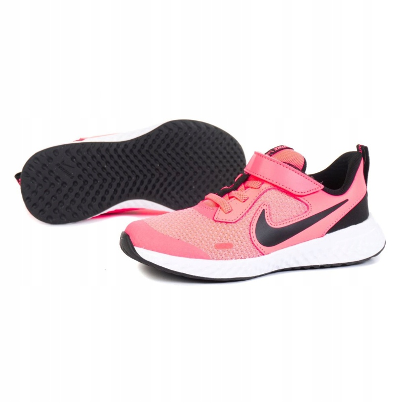 Nike Revolution 5 Psv Jr BQ5672-602 skor vit rosa 1