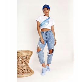 Kvinnors klassiska låga sneakers Big Star AA274029 Ljusblå 1