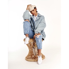 Dam Sneakers Big Star FF274245 Vit 2