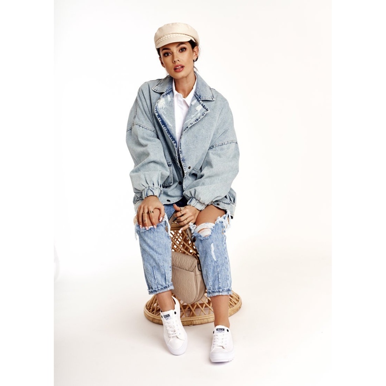 Dam Sneakers Big Star FF274245 Vit 1