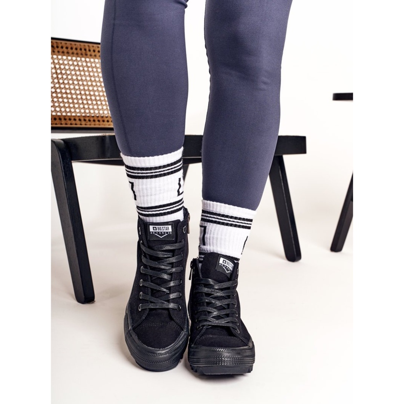 Dam Sneakers Big Star FF274244 Svart 2