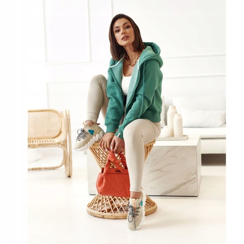 PS1 Kvinnors sportstrumpor Beige Fashion Pioneer brun 1