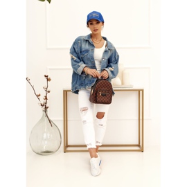 PS1 Kvinnors sportskor Sneakers White Nova vit röd marinblå 2