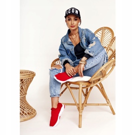 Kvinnors sportskor Slip-on Big Star DD274463 Röd 1