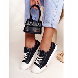 Damskor Big Star FF274085 Svart och rött röd 2